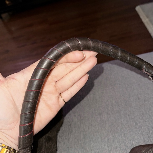 Large Chloé Marcie Top Handle Hobo Style Leather Bag - Picture 8 of 15